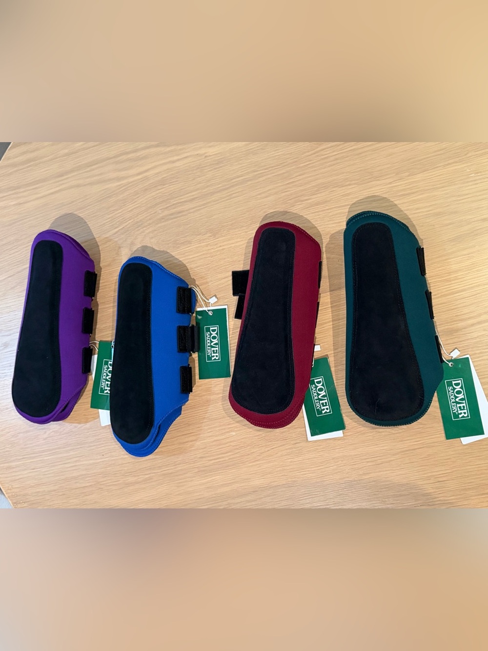 Set of 4 - Dover Saddlery DS Horse Brushing Splint Boots, Extra Large, NWT